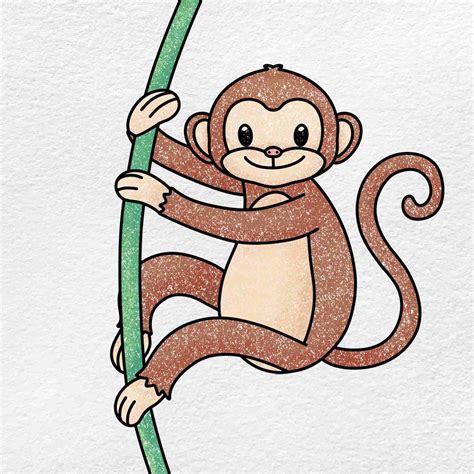 draw a monkey|More.